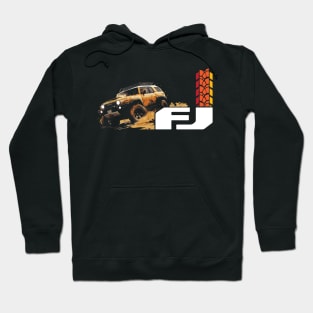 FJ Cruiser Tri Color Dustin Hoodie